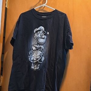 Popeye Graphic Tee in Navy